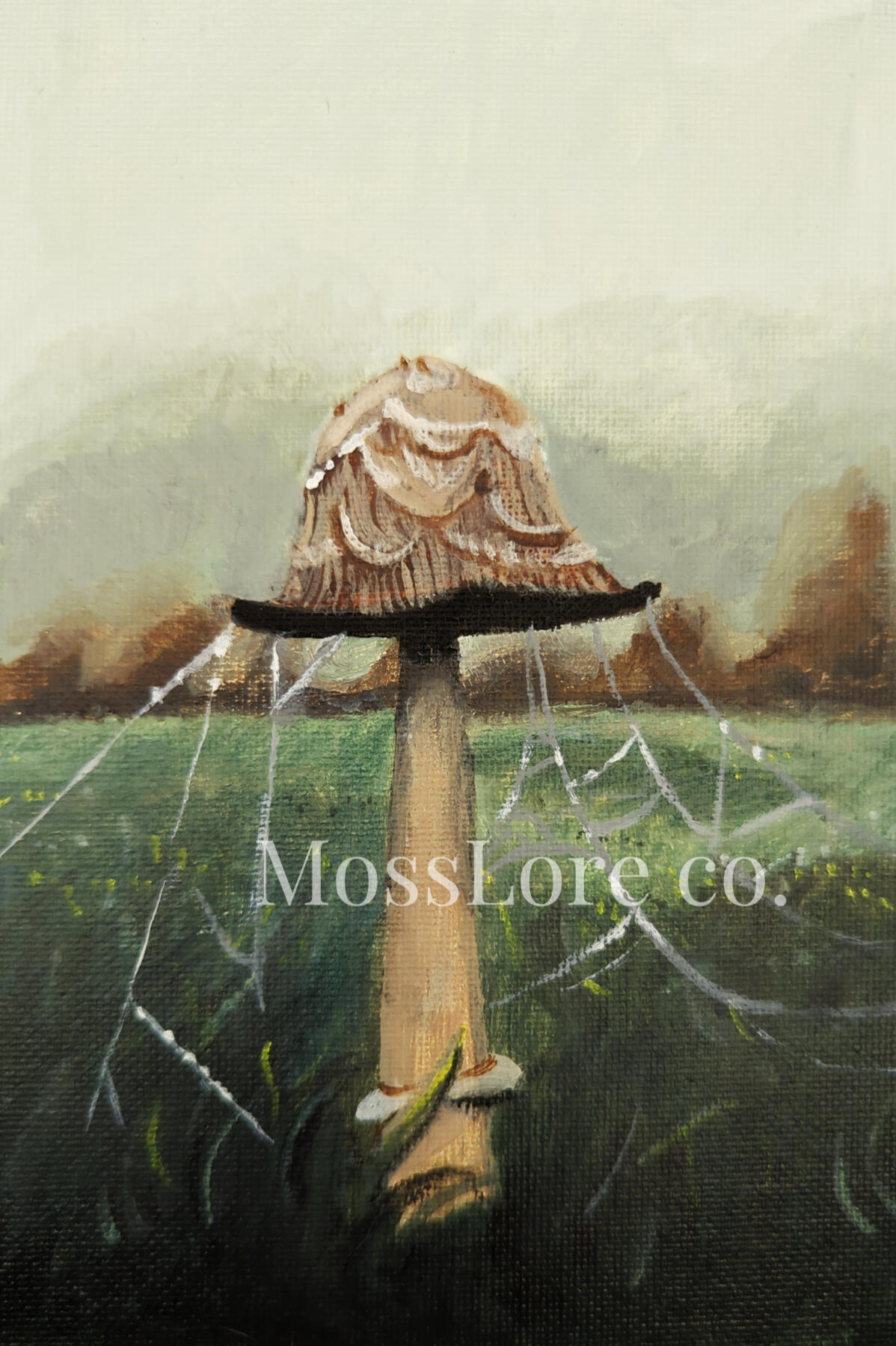 Mushroom 5x7 on panel